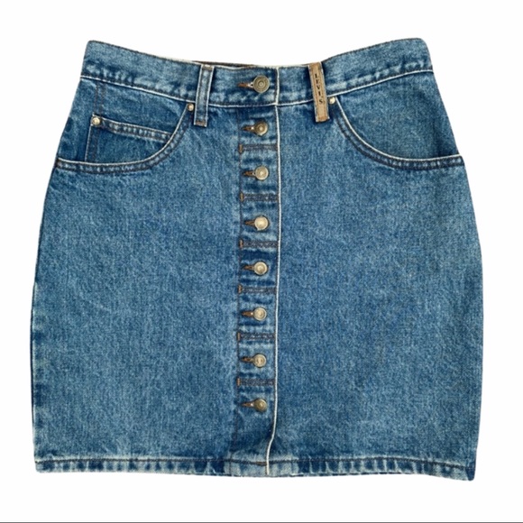 RARE Vintage Levi’s 900 Series Jean Skirt - Picture 3 of 8